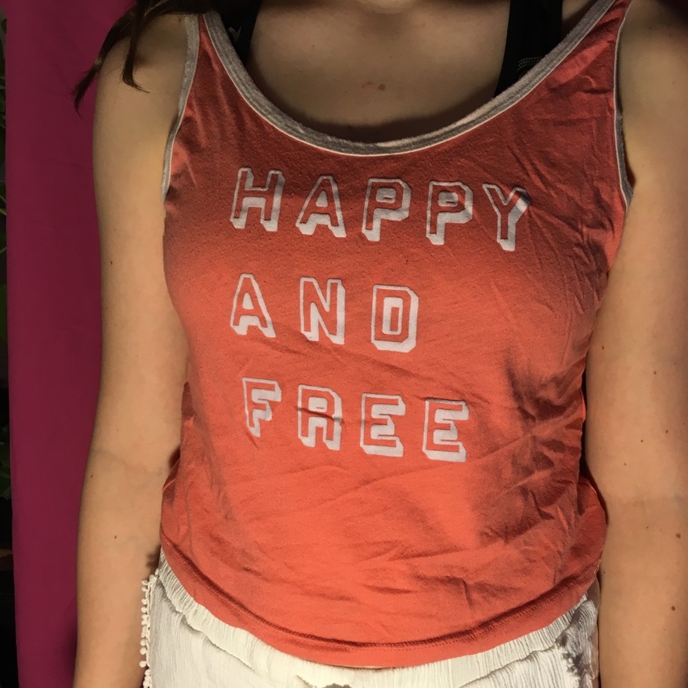 Pink/orange tank